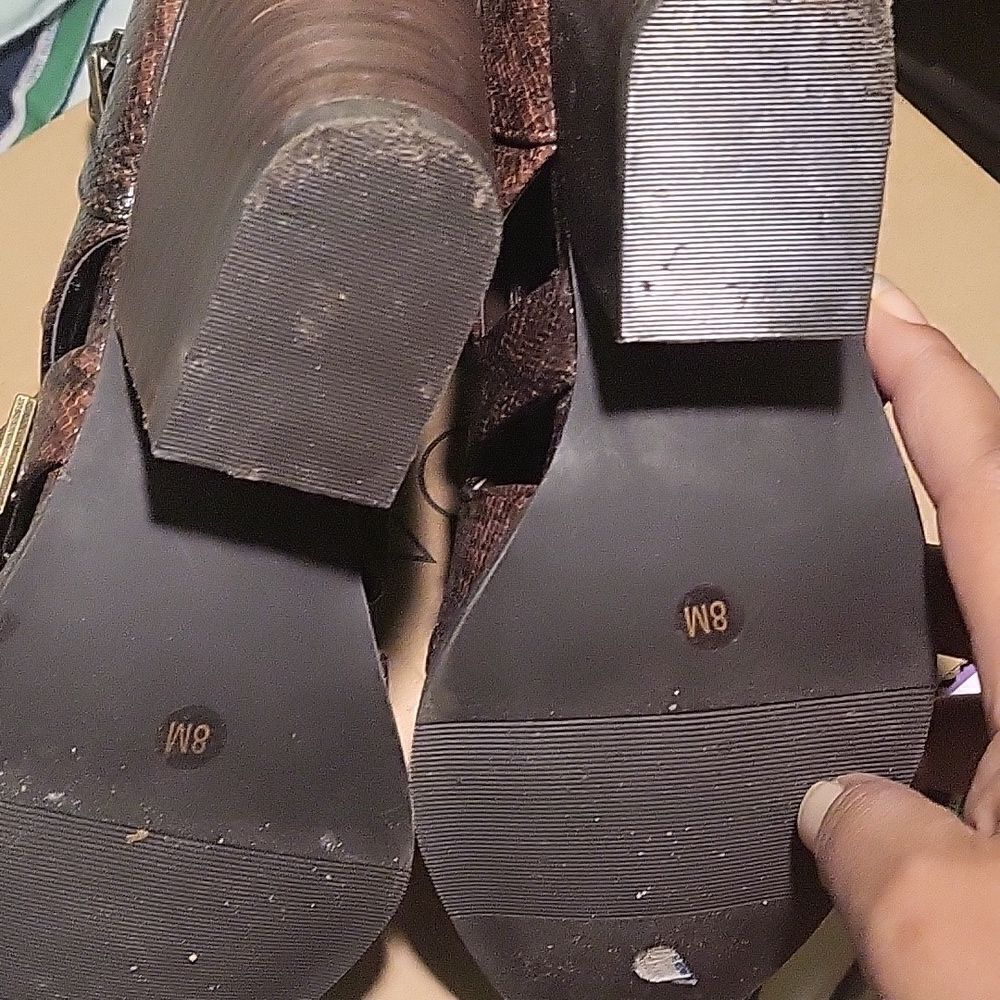 Brown croc booties  - Picture 5 of 5
